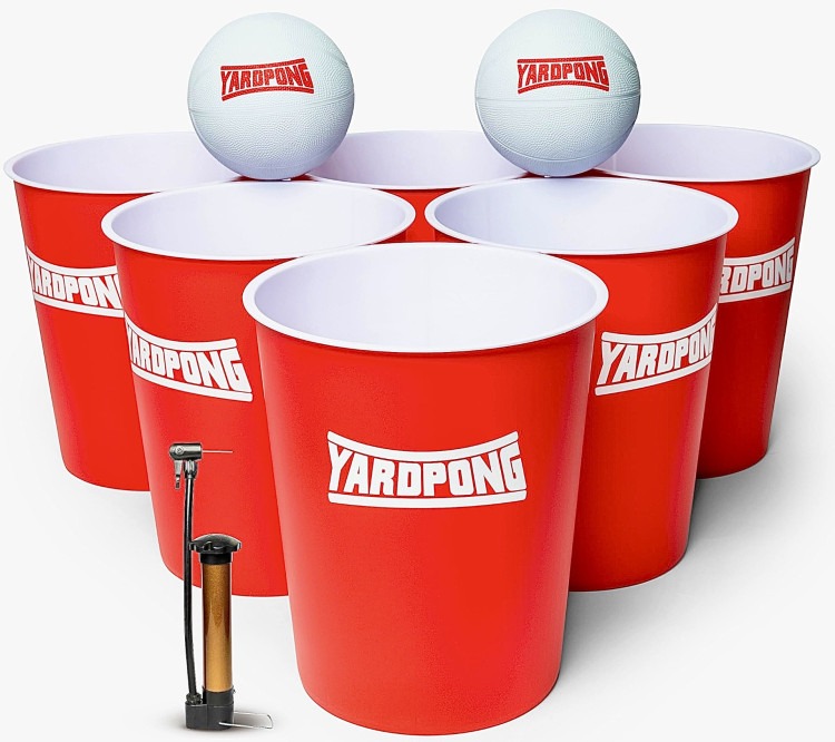 Yard Pong Basketball Game