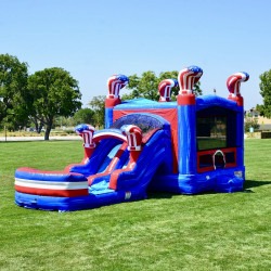 American Boxing Bounce House Combo