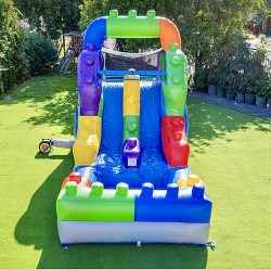IMG 1106 1747689844 Block Party (12 Ft) Dual Lane Waterslide