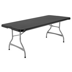 Black (6 Ft) Rectangular Folding Tables