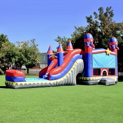 Rocket Titan Bounce House Combo