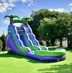 Purple Tropical (16 Ft) Waterslide