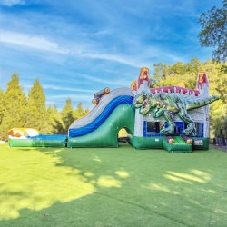 T-Rex Dinosaur Bounce House Combo
