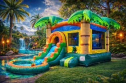Tropical Breeze Bounce House Combo