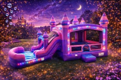 Purplish Bounce House Combo
