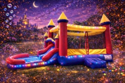 Red Castle Bounce House Combo