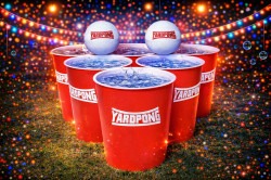 Yard Pong Basketball Game