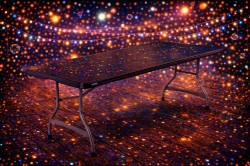 Black (6 Ft) Rectangular Folding Tables