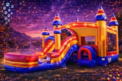 Superhero Bounce House Combo