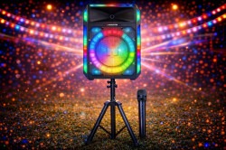 Bluetooth Speaker With Tripod & Microphone