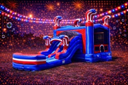 American Boxing Bounce House Combo