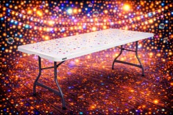 White (6 Ft) Rectangular Folding Tables