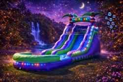 Purple Tropical (16 Ft) Waterslide