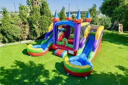 IMG 3424 1773245335 Rainbow Castle Bounce House Combo