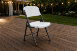 White Plastic Folding Chairs