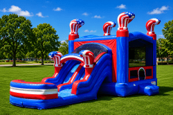 American Boxing Bounce House Combo