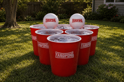 Yard Pong Basketball Game