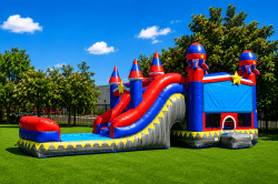 Rocket Titan Bounce House Combo