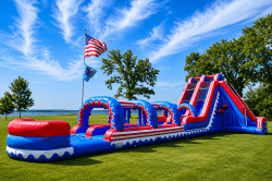 Flash (20 Ft) Dual Lane Waterslide With Slip N' Slide