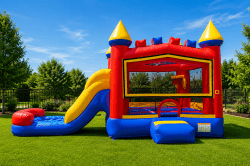 Rainbow Bounce House Combo